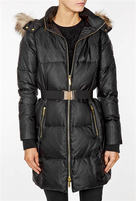 michael kors down jacket with hood